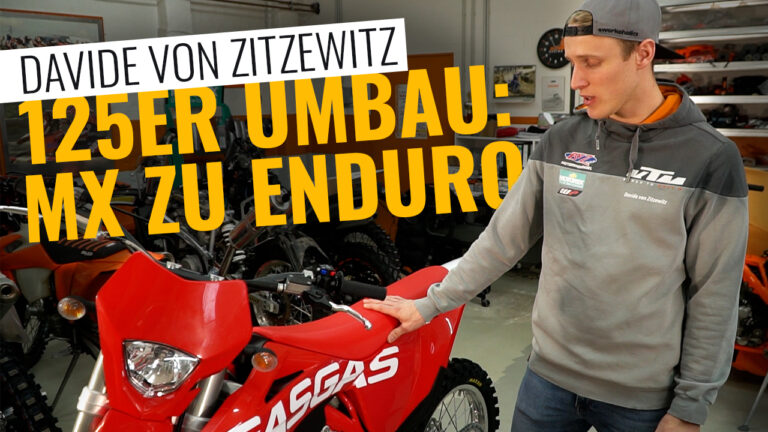 GASGAS 125er Umbau – aus Motocross wird Sportenduro