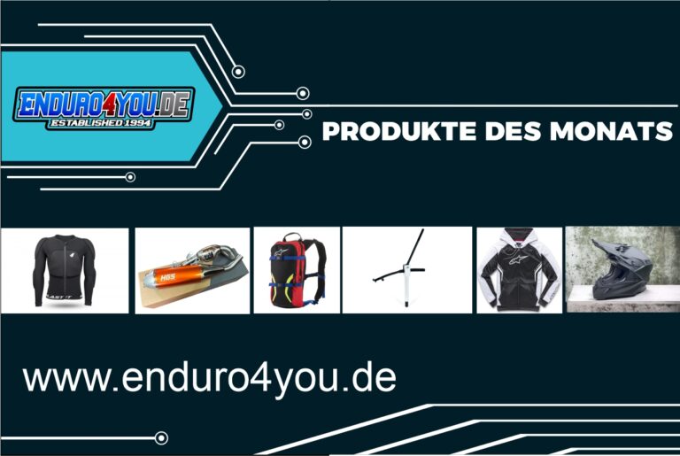 Enduro4You Produkte des Monats Mai