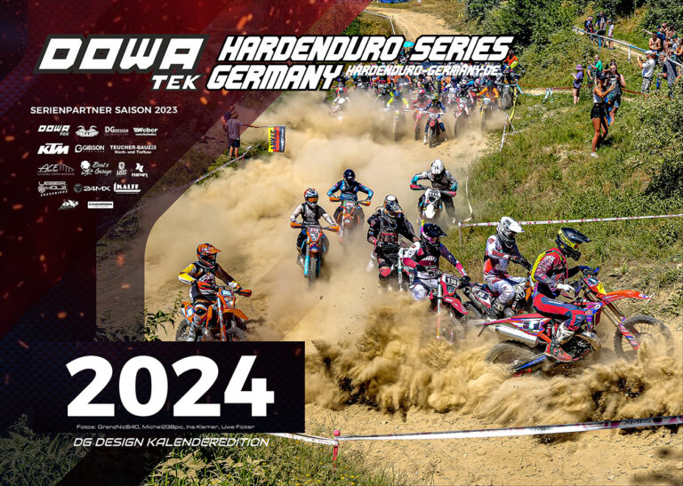Wandkalender der DOWATEK HardEnduroSeries Germany 2024 erhältlich